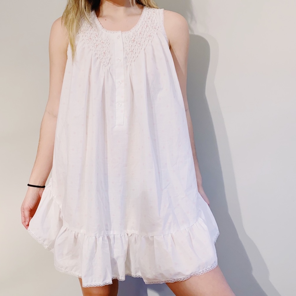 Vintage nighty with light polka dots